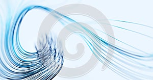 Abstract waved lines background. Modern technology concept