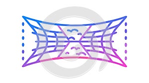 Abstract Waveform Design. Data Visualization Element, vector design Generative AI