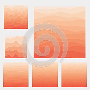 Abstract waves background collection.