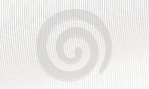 Abstract waves background. Gray striped illustration