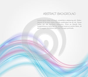 Abstract waves background. Template design