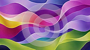 Abstract waves of color in flowing patterns create a serene and dynamic visual experience