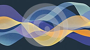 Abstract waves in soft colors create a fluid, dynamic visual effect
