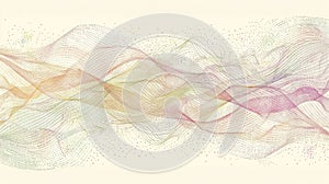 Abstract waves in soft colors, creating a fluid, dynamic visual effect