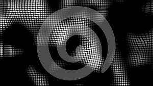 Abstract waving dots