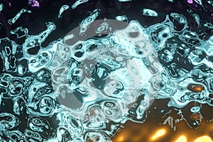 Abstract wavy background, colorful pattern, 3d rendering