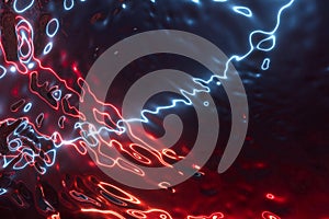 Abstract wavy background, colorful pattern, 3d rendering