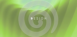 Abstract wavy background with curves lines. Concept of cover with dynamic effect. Vector illustration for design