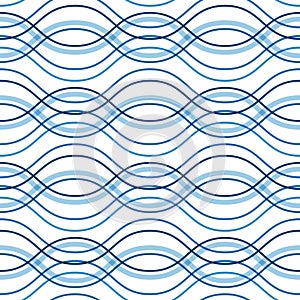 Abstract wavy background, seamless pattern