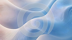 Abstract Wavy Blue and White Background ai generative