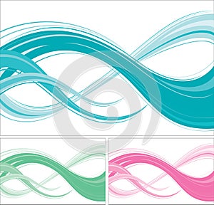 Abstract wavy backgrounds