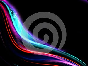 Abstract wavy colorful design backdrop