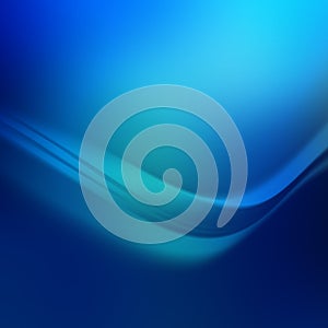 Abstract wavy design background, blue colors