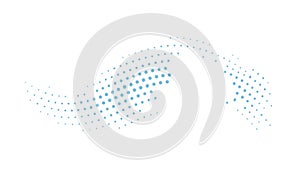 Abstract Wavy Dotted Texture Pattern, vector design Generative AI