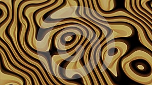 Abstract wavy gradient background. Design. Bending glossy stripes creating moving shapes.