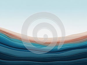 Abstract wavy gradient background