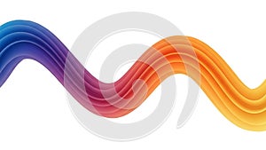 Abstract Wavy Gradient Background