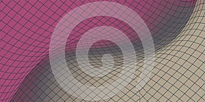 Abstract wavy grid pattern Vector