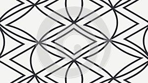 Abstract Wavy Intersecting Geometric Line Pattern, vector design Generative AI