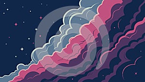 Abstract Wavy Layered Background Pattern, Dynamic Texture Design, vector design Generative AI