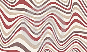 Abstract wavy line art background
