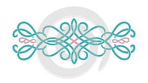 Abstract Wavy Line Geometric Interlocking Design, vector design Generative AI