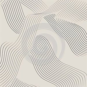 Abstract Wavy Line Pattern Design photo