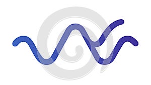 Abstract Wavy Line Pattern Dynamic Flow Design, vector design Generative AI