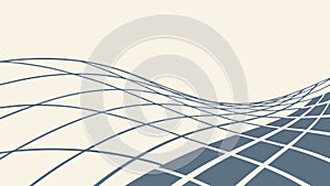 Abstract Wavy Line Pattern Ã¢â¬' Fluid Geometric Background, vector design Generative AI