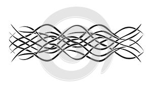 Abstract wavy line pattern for subtle texture, vector design Generative AI