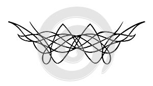 Abstract Wavy Line Pattern Vector Background, Fluid Motion Texture, vector design Generative AI