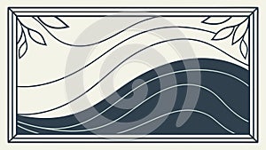 Abstract Wavy Lines: Dynamic Background Element, vector design Generative AI
