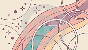Abstract Wavy Lines Dynamic Background Pattern, vector design Generative AI