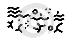 Abstract Wavy Lines: Dynamic Flow Data Streams, vector design Generative AI