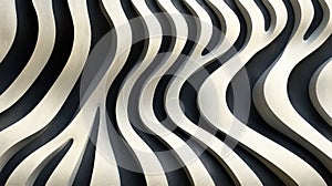 Abstract Wavy Lines: A mesmerizing abstract pattern of intertwining wavy lines, creating a dynamic and fluid visual.