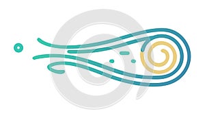 Abstract Wavy Lines Pattern Dynamic Modern Background, vector design Generative AI