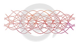 Abstract Wavy Lines Pattern, Fluid Organic Background, vector design Generative AI