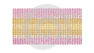 Abstract Wavy Lines Pattern: Monochrome Dynamic Background, vector design Generative AI