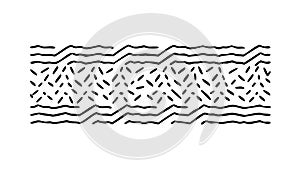 Abstract Wavy Lines Pattern Vector Background, vector design Generative AI