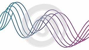 Abstract Wavy Lines Repeating Pattern Dynamic Flow Design vector design Generative AI