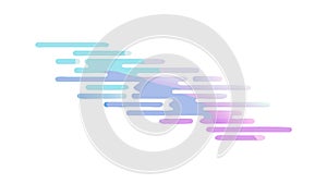 Abstract Wavy Lines. Representing Flow, Data, or Sound, vector design Generative AI