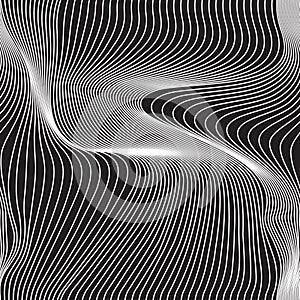 Abstract wavy lines seamless