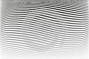 Abstract wavy lines striped texture and background