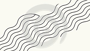 Abstract Wavy Lines Textured Pattern Vector Background, vector design Generative AI