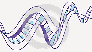 Abstract Wavy Lines Vector Art, Flow, Data Dynamic Movement, vector design Generative AI