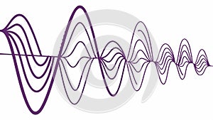 Abstract Wavy Lines Vector Illustration Pattern, vector design Generative AI