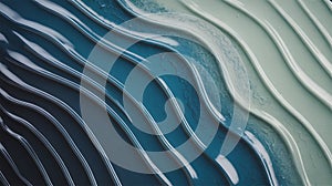 Abstract Wavy Liquid Surface Texture with Gradient Colors