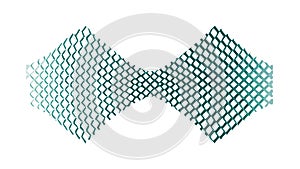 Abstract Wavy Mesh Grid Pattern Tech Design, vector design Generative AI