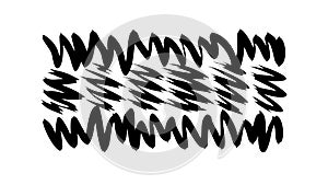 Abstract wavy parallel lines for dynamic and textured backgrounds, vector design Generative AI