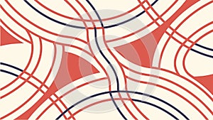 Abstract Wavy Pattern: Dynamic Geometric Background, vector design Generative AI
